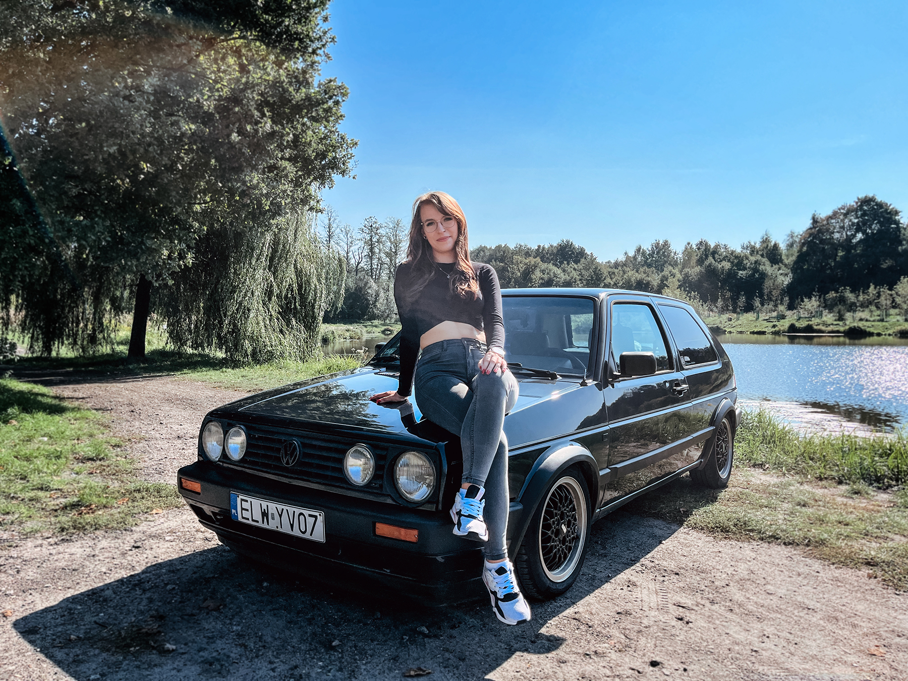 Julia i jej VW Golf mk2. Autorski środek i dalekie plany na przyszłość